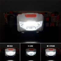 Ultrahelle Plastik-LED-Stirnlampe Tragbare Notfall-Outdoor-Sport 3W COB LED-Kopflampe