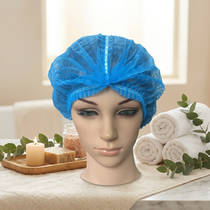 <span class=keywords><strong>Gorro</strong></span> Quirúrgico Desechable Redondo con Elástico, <span class=keywords><strong>Gorro</strong></span> de Polipropileno <span class=keywords><strong>Blanco</strong></span> con Clip - Product Image 1