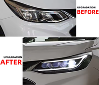 Faro Delantero AURON para Chevrolet Cruze 2017-2020, Lente de Luz Nueva Original, Venta al por Mayor