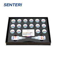Fournitures de laboratoire dentaire SENERI Kit de coloration céramique pour émail dentaire en zircone - Émail de coloration spécial pour couronnes