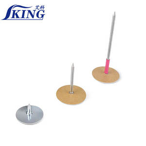 IKING Isolation Grip Clous <span class=keywords><strong>Pin</strong></span> Stuck <span class=keywords><strong>up</strong></span> Hanger Cd Weld <span class=keywords><strong>Pin</strong></span> Doublure de conduit Broche de soudure pour laine de roche Laine de verre - Product Image 1
