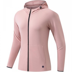 Nouvelle collection printemps-été, <span class=keywords><strong>vêtements</strong></span> de sport pour femmes, <span class=keywords><strong>vêtements</strong></span> de course à pied à capuche, <span class=keywords><strong>vêtements</strong></span> de fitness, <span class=keywords><strong>vêtements</strong></span> en polyester anti-UV, séchage rapide, légers - Product Image 3
