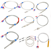 Sonde de température à capteur RTD (PT50, CU50, PT100, PT1000) à quatre fils, -200-420°C, pour applications chimiques, en acier inoxydable SS316
