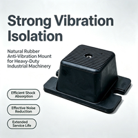 Bloc d'amortissement flexible en caoutchouc anti-bruit LIVA LN, support anti-vibration pour climatiseur industriel monté au sol, tour de refroidissement
