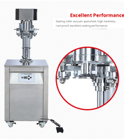 Machine à sceller les boîtes électriques en acier inoxydable semi-automatique, machine à sertir et à sceller les boîtes, équipement d'emballage alimentaire