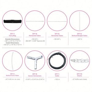 Letrero Publicitario Circular Colgante para Techo, Accesorio para Eventos y Ferias Comerciales - Product Image 4