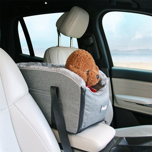 Asiento de coche de lujo para perros con resistencia al agua, cama de viaje extraíble y lavable para perros y Transportín de mascotas con logotipo personalizado - Product Image 3