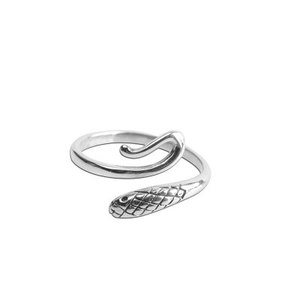 <span class=keywords><strong>Anello</strong></span> a <span class=keywords><strong>Serpente</strong></span> Regolabile in <span class=keywords><strong>Argento</strong></span> per Ragazze a Prezzo Conveniente - Product Image 6