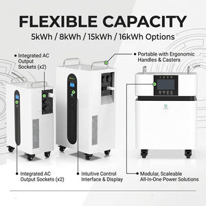 Batterie domestique ESS à brancher 220 V 5000 W, station d'énergie solaire avec batterie au <span class=keywords><strong>lithium</strong></span> <span class=keywords><strong>fer</strong></span> <span class=keywords><strong>phosphate</strong></span> 5 kWh 8 kWh 15 kWh 16 kWh 24 V 51,2 V - Product Image 3