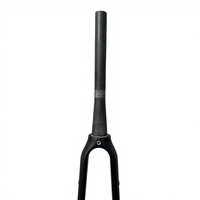 T800 Carbonfaser Gravel Bike Gabel 700C Interne Kabelführung 12x100mm Steckachse Flat Mount Scheibenbremse Konischer Lenker