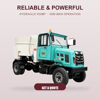 Camion malaxeur à béton de petite taille, 2 mètres cubes, mini, mobile, type citerne, pour la construction de ponts, prix direct usine