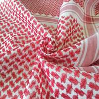 Shemagh Keffiyeh Classique pour Hommes avec Pompons Décoratifs, Style Désert Arabe, Foulard de Tête, Protection Solaire pour Usage Quotidien