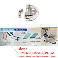 Pièces de machine à coudre industrielle DY159, accessoire pour faire des spaghettis, F535, aiguilles pour machine à points de surjet, pour faire des tubes de type spaghetti