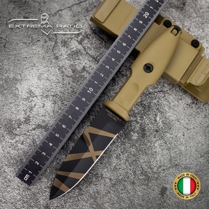 Cuchillo de Combate Táctico Personalizable RE Rome, Hoja de Acero Inoxidable de Alta Calidad, Mango de Goma Fija G10, para Uso Industrial y al Aire Libre - Product Image 2