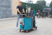 Aspirateur industriel anti-explosion Boshuo 5,5 kW, sec et humide, pour usine de caoutchouc et de plastique, poussière de pigment de carbone noir