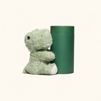 Mini dinosaure en peluche chauffable au micro-ondes