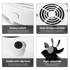Factory Directly Sale <b>Mini</b> Nail Dust Collector Portable Desktop Nail Dust Vacuum Low Noise Nail <b>Drill</b> Dust Collector - Product Image 6