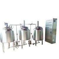 Mini brasserie en acier inoxydable, 100l, équipement de qualité, pour bière, fermeture avec réservoir