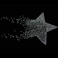 Strass en cristal thermocollants ronds écologiques en gros pour la décoration de vêtements DIY