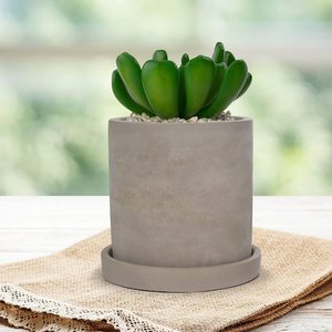 Ensemble <span class=keywords><strong>de</strong></span> 3 pots <span class=keywords><strong>de</strong></span> plantes en béton, fausses plantes succulentes, petit <span class=keywords><strong>Pot</strong></span> <span class=keywords><strong>de</strong></span> fleurs artificielles pour salle <span class=keywords><strong>de</strong></span> bain, décoration intérieure - Product Image 3