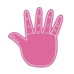 Gants EVA Big Palm pour l'encouragement des équipes de cheerleading, accessoires de cheering en éponge pour une ambiance festive et excitante - Product Image 5