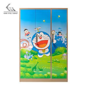 Armoire à 3 portes battantes, rangement de vêtements, casier en acier, armoire en fer, armoire métallique, <span class=keywords><strong>placard</strong></span> de chambre - Product Image 2