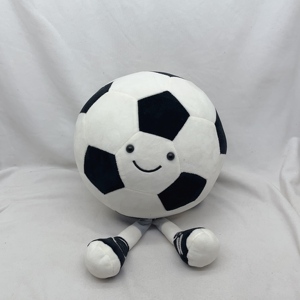 ตุ๊กตาลูกฟุตบอลยิ้มได้พร้อมขา ตุ๊กตาสัตว์นุ่มนิ่มสำหรับเด็ก ของขวัญสำหรับคนรักฟุตบอล หมอนอิงตกแต่ง - Product Image 6