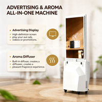 Diffuseur de parfum publicitaire commercial, écran LCD intelligent UHD 43'' à écran partagé, diffuseur d'arômes pour KTV, hôpital, bâtiment