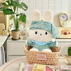 Peluche Lapin Pyjama Mignon Super Doux à Imprimé Lune, Vêtement de Nuit, Cadeau d'Anniversaire pour Enfants, Vente en Gros et au Détail - Product Image 5
