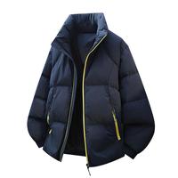 Veste d'hiver pour homme en polyester de haute qualité, sur mesure, en gros, grande taille, formelle, avec fermeture éclair