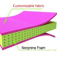 Nouveautés élastique néoprène caoutchouc sbr matériel de plongée tissu doux imperméable maillots de bain tissu néoprène pour maillots de bain