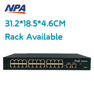 4 8 16 24 cổng PoE chuyển đổi 48V 10/100Mb 2 uplink 10/100/1000Mb Gigabit 250 mét chuyển đổi - Product Image 6