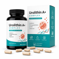 Complexe avancé d'Urolithine A 500mg, Formule 3-en-1 Longue Vie avec CoQ10 et Extrait de Grenade pour le Bien-être Cellulaire OEM ODM