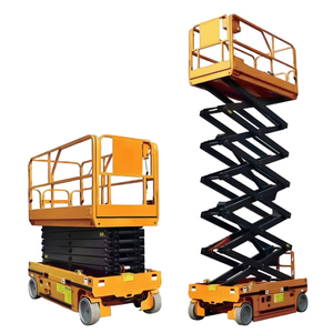Plataforma Elevadora de Tijera Eléctrica Autopropulsada, Plataforma de Trabajo Aérea de 3-14 m - Product Image 1
