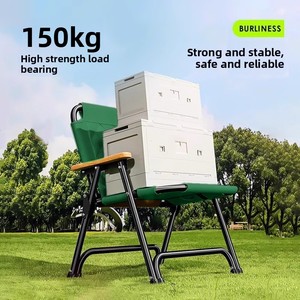 Military Style Outdoor Folding <b>Chair</b> Cotton <b>Padded</b> Portable Picnic <b>Chair</b> for Fishing BBQ Leisure Travel - Product Image 4