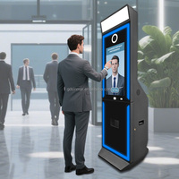 Kiosque photo numérique intelligent Sinmar de 32 pouces avec IA, matériel uniquement, machine de photomaton IA avec imprimante