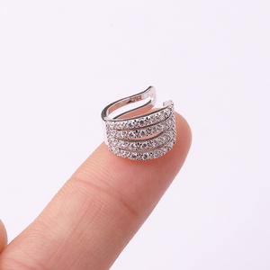 Nueva llegada oro CZ de plata oído brazalete de circón no Piercing oreja concha <span class=keywords><strong>Tragus</strong></span> Helix Piercing pendiente de plata de la joyería - Product Image 5