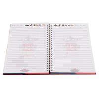 Carnet à spirale A5 avec logo personnalisable Journal portable à reliure hélicoïdal avec couverture en papier pour l'éducation et l'agence de voyages