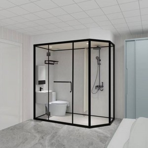 Prefabricated Bathroom Integrated Shower Room Unit Luxury Building Hotel Modular Bathroom Unit - Product Image 5