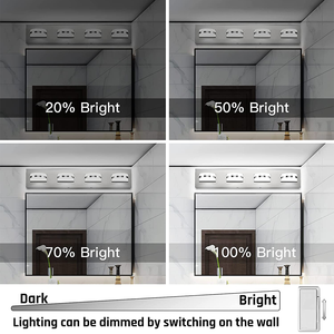 <span class=keywords><strong>Luminaire</strong></span> de salle de bain moderne décoratif, éclairage LED pour miroir, 3 ou 4 ampoules, lumière LED à intensité variable pour chambre à coucher et salle de bain - Product Image 6