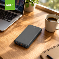 Batterie externe portable 10000mAh PD 20W à charge rapide, double USB universelle, vente en gros, OEM, écran LED, batterie Li-Polymère, double USB