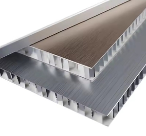Panneau composite extérieur <span class=keywords><strong>en</strong></span> aluminium panneau de matériaux de construction personnalisés âme <span class=keywords><strong>en</strong></span> nid d'abeille - Product Image 2