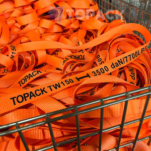 Cinghia di Fissaggio in Poliestere con Logo Personalizzato, Rotolo da 25 38 50mm, Cinghia Resistente per Imballaggio Pallet e Fissaggio Container - Product Image 6