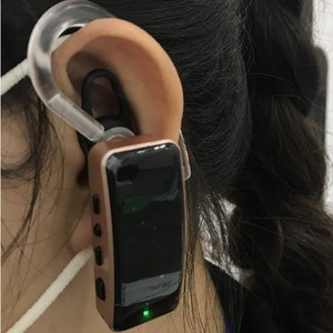 2 팩 UHF 400-480 USB 전원 햄 라디오 블랙 핑크 골드 실버 핸즈프리 미니 귀 워키 토키 레스토랑 호텔 - Product Image 5