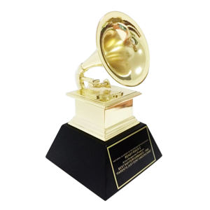 Trofeo de Premio <span class=keywords><strong>Grammy</strong></span> Personalizado, Estatua de Fonógrafo de Metal Chapada en Oro de 24K para Ceremonia de Música, <span class=keywords><strong>Premios</strong></span> de Estudio de Grabación y Recuerdo - Product Image 4