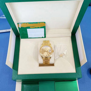 Montre mécanique automatique à cadran en chiffres romains avec date et mouvement ETA en acier inoxydable 904L de créateur de luxe pour hommes - Product Image 6