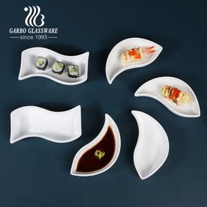 Assiette trempette <span class=keywords><strong>en</strong></span> <span class=keywords><strong>verre</strong></span> opale blanche de qualité alimentaire 5.5 pouces bol <span class=keywords><strong>en</strong></span> <span class=keywords><strong>verre</strong></span> opalware trempé assiette à collation pour la maison hôtel - Product Image 2