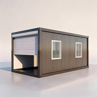 Maison préfabriquée moderne SKYLINE à assemblage rapide, structure en acier modulaire, maison préfabriquée pour l'extérieur, bureau, garage, stockage
