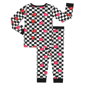 Las acciones hablan <span class=keywords><strong>más</strong></span> <span class=keywords><strong>fuerte</strong></span> que las palabras/Diseño personalizado Mameluco de bambú para bebés Pijamas de dos piezas Ropa para bebés - Product Image 1
