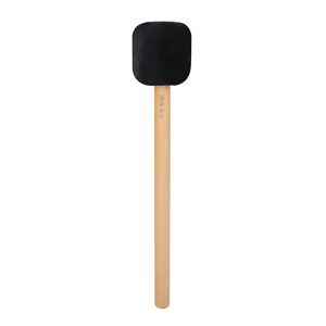 Venta al por mayor accesorios para instrumentos de percusión mango de haya 7cm cabeza de felpa <span class=keywords><strong>bombo</strong></span> palo de marcha - Product Image 2